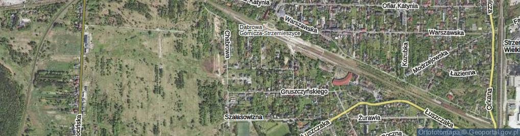 Zdjęcie satelitarne Kombatantów ul.